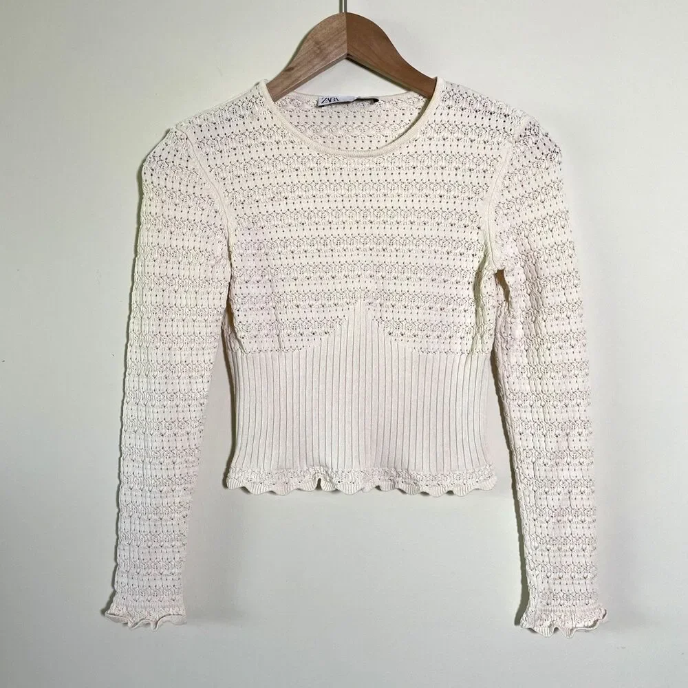 Zara womens cream